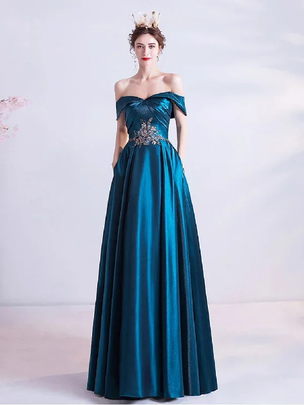 a-line-sweetheart-neck-satin-blue-long-prom-dress-blue-evening-dresses