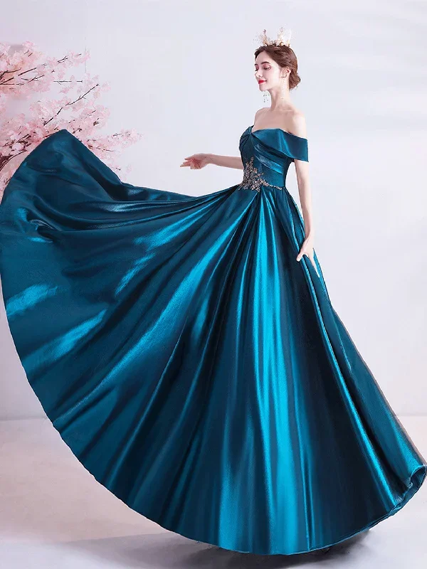 a-line-sweetheart-neck-satin-blue-long-prom-dress-blue-evening-dresses