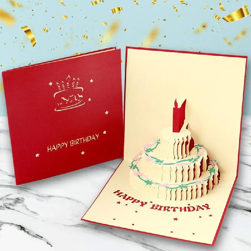 Birthday 3D Pop Up Greeting Card Happy Birthday