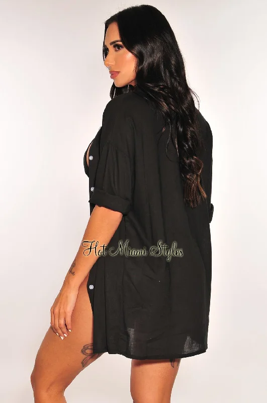 black-collared-button-up-sleeves-cover-up-shirt-1