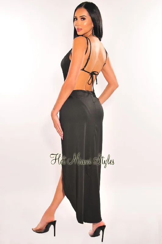 black-overlay-wrap-around-open-back-cover-up-dress