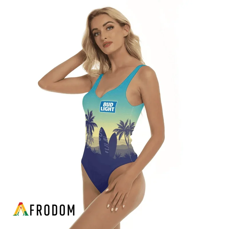 bud-light-palm-tree-surfboard-one-piece-swimsuit