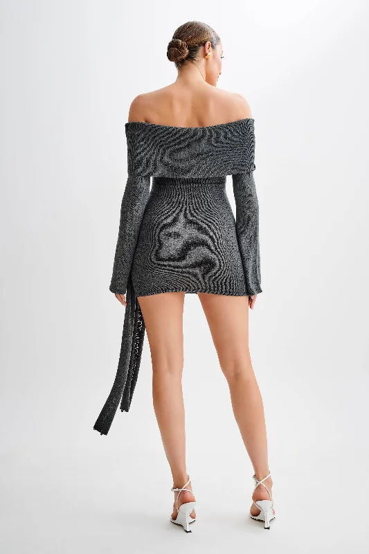 camryn-off-shoulder-tie-knit-mini-dress-charcoal