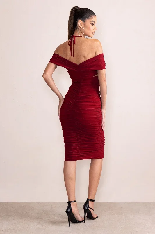 dulcie-burgundy-halter-neck-cut-out-ruched-midi-dress-cl128175139