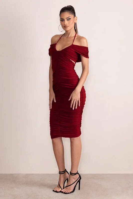 dulcie-burgundy-halter-neck-cut-out-ruched-midi-dress-cl128175139