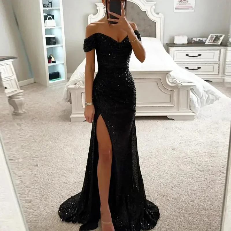 elegant-gown-dress-v-neck-off-shoulder-maxi-dress-sequin-pleated-waist-tight-evening-party-dress-sexy-split-long-dreses