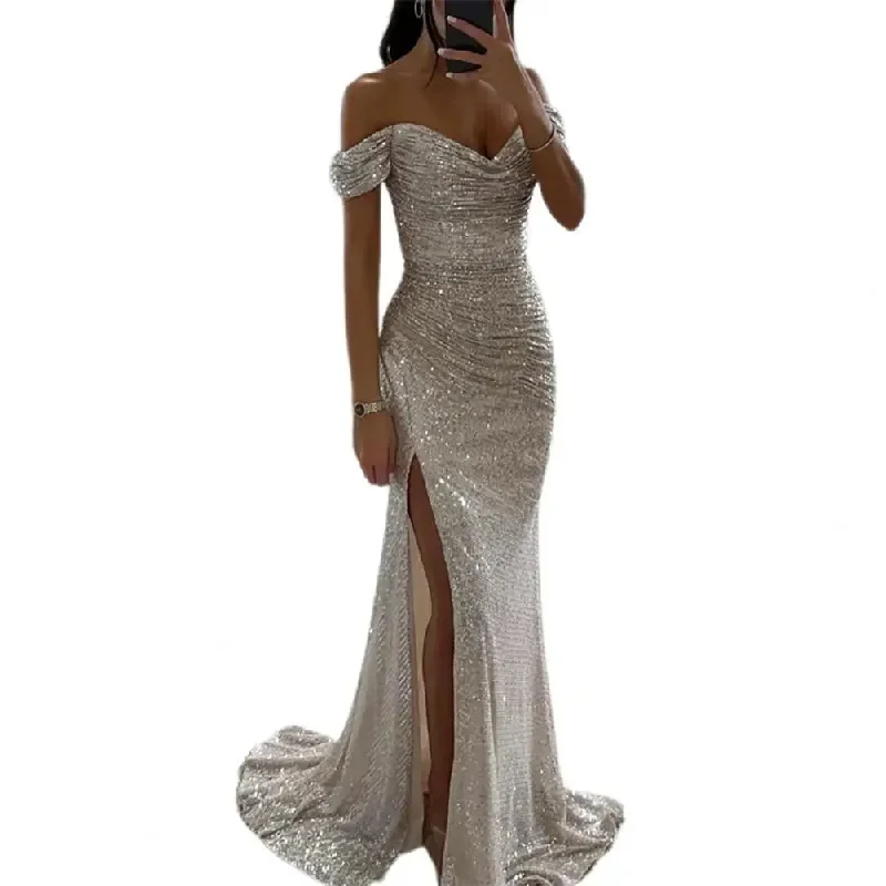 elegant-gown-dress-v-neck-off-shoulder-maxi-dress-sequin-pleated-waist-tight-evening-party-dress-sexy-split-long-dreses