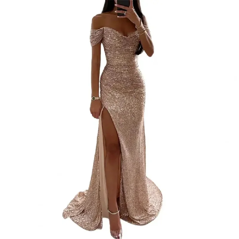 elegant-gown-dress-v-neck-off-shoulder-maxi-dress-sequin-pleated-waist-tight-evening-party-dress-sexy-split-long-dreses