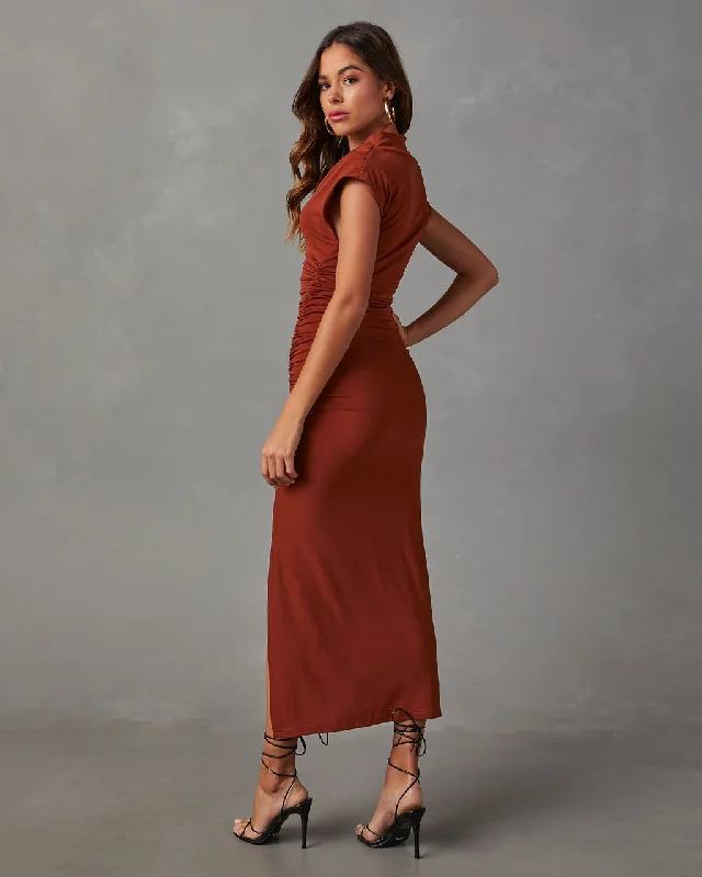 elisabeth-mock-neck-side-slit-ruched-midi-dress