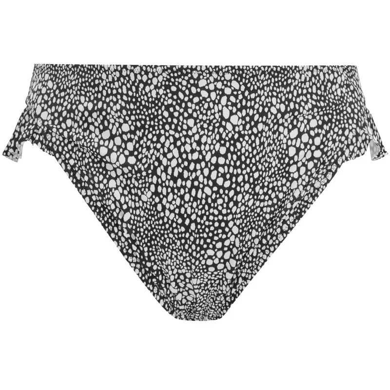 Pebble Cove High Leg Swim Brief Black - Elomi Swim