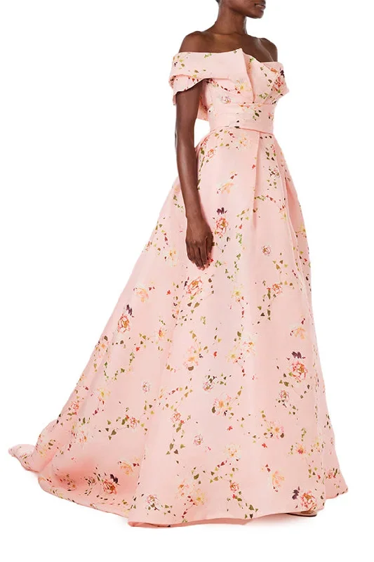 floral-off-the-shoulder-gown