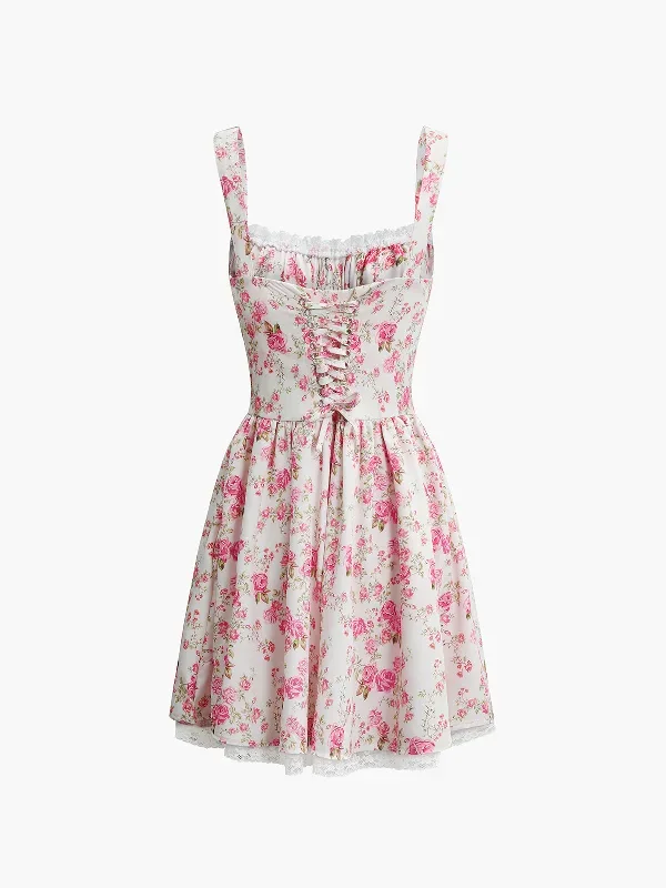 floral-tie-waist-short-dress