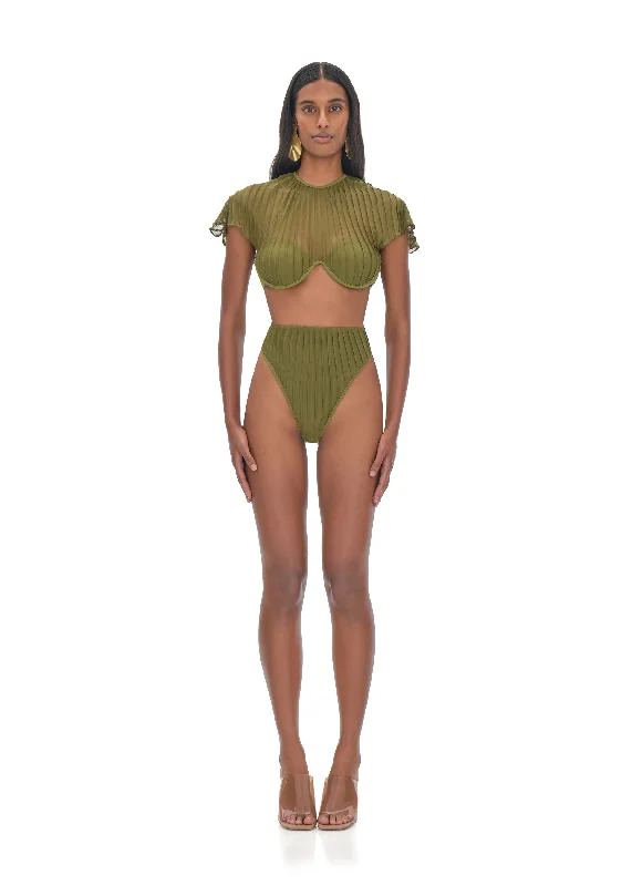 GARA BIKINI TOP - GREEN TEST