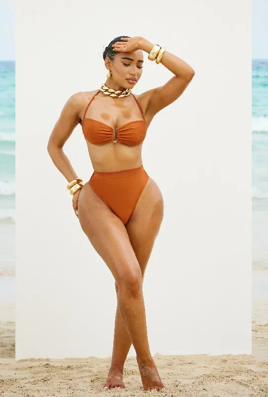 Gianni High Waisted Bikini - Topaz