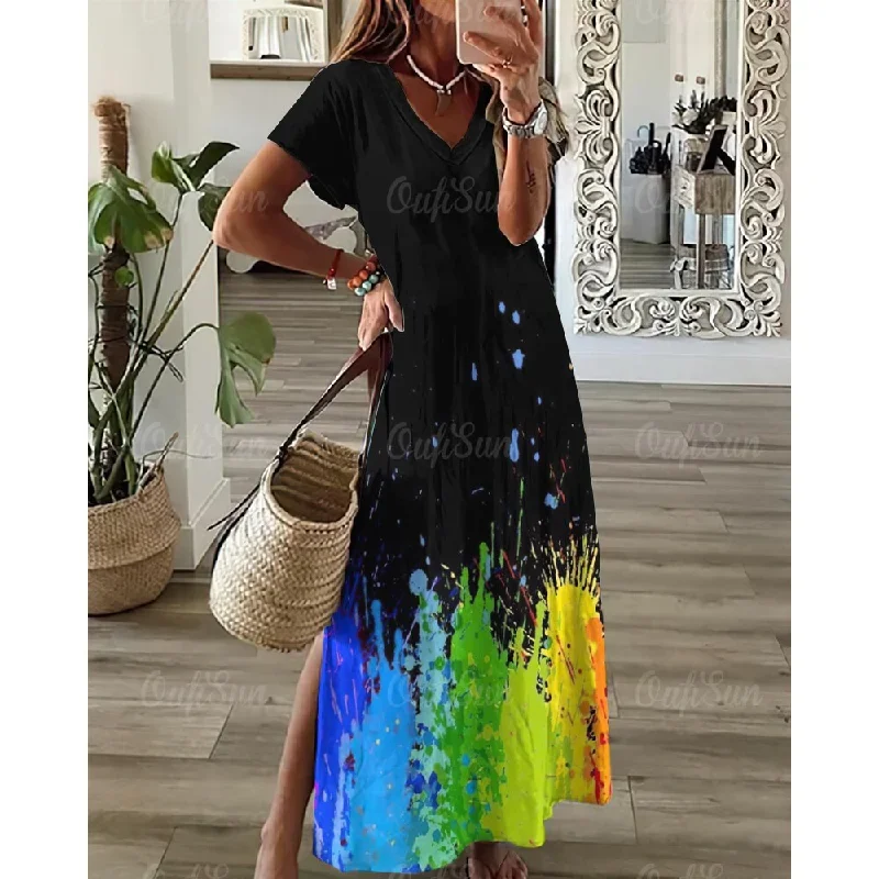 gradient-print-side-slit-women-dresses-female-2023-summer-elegant-party-dresses-ladies-vacation-casual-y2k-sexy-evening-dresses