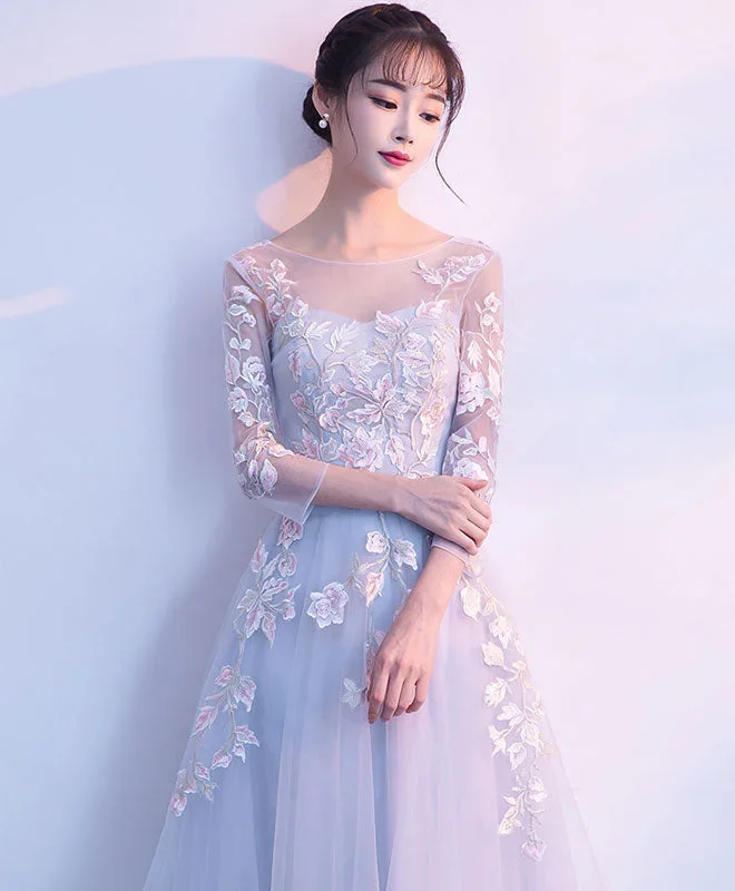 gray-round-neck-tulle-lace-applique-long-prom-dress-gray-evening-dress