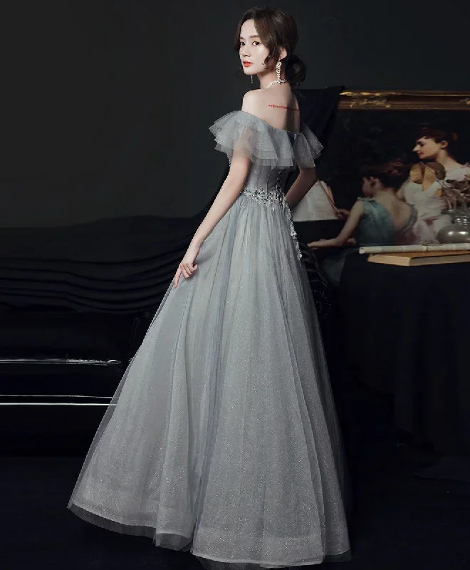 gray-sweetheart-tulle-lace-long-prom-dress-gray-evening-dress