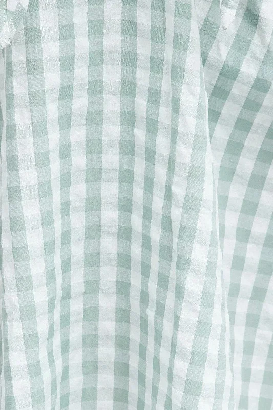 green-check-mini-dress-tie-gingham-puff-sleeve-cdd25322g-35ab-1