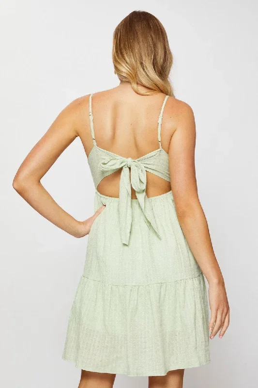 green-mini-dress-sleeveless-square-neck-dd10650-30f