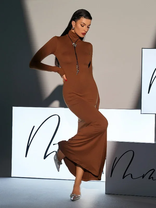 hal-long-sleeve-mermaid-maxi-dress-in-brown