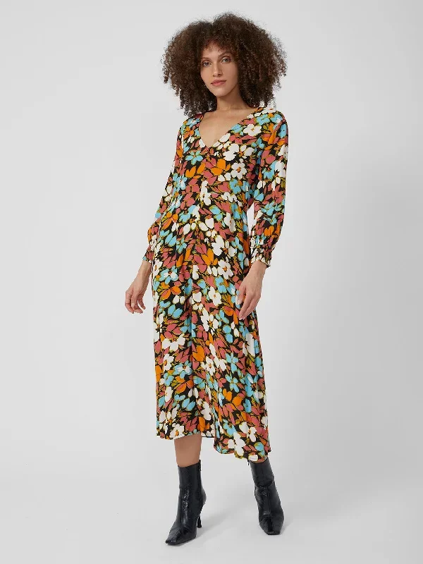 Jardin Floral Eco V-Neck Maxi Dress