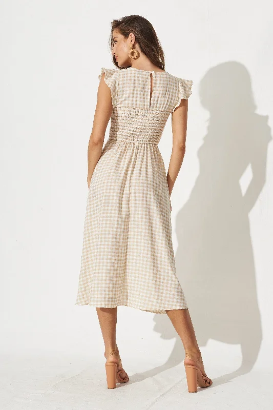 jeannie-midi-dress-in-beige-gingham