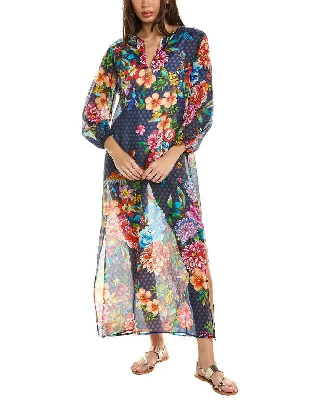 Johnny Was Ocean Dreamer Maxi Cover-Up