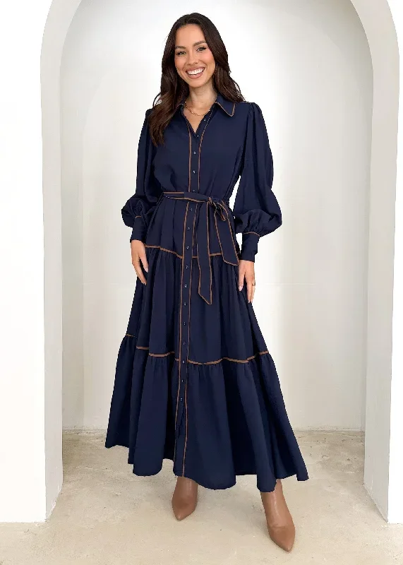 Kairal Maxi Dress - Navy