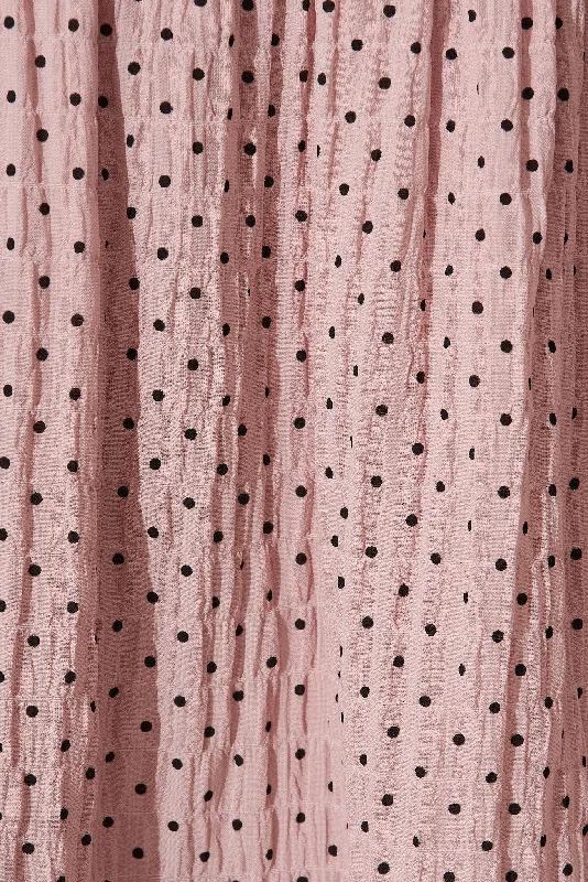 kiyana-smock-dress-in-pink-with-black-dot