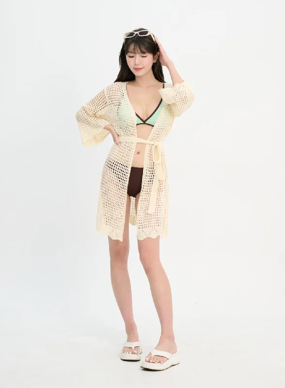 Knit Cover-Up Robe IN302