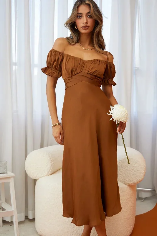 linka-off-shoulder-tie-back-midi-dress-chocolate