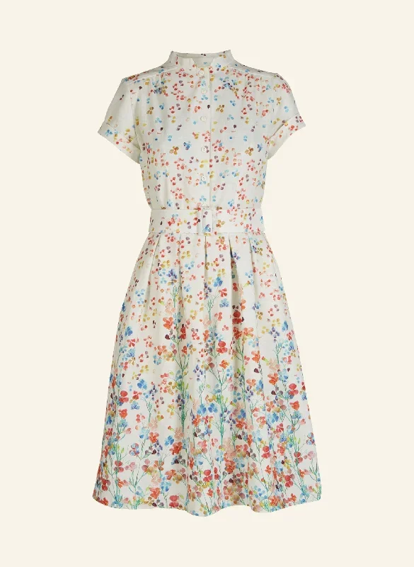 Louise Dress - Ivory Sweetpea