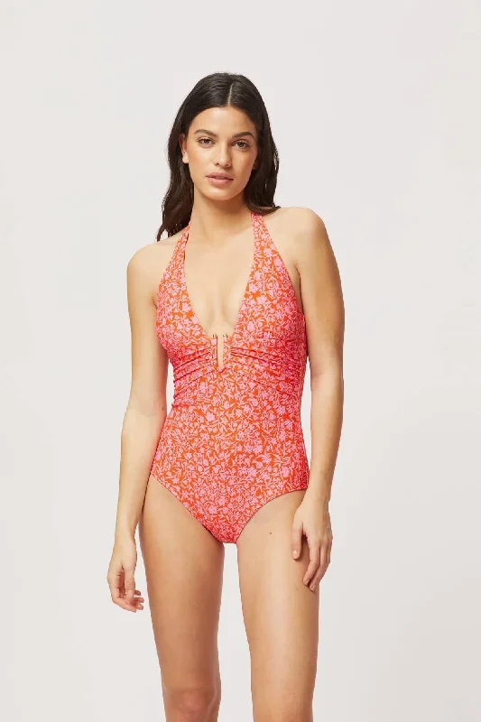 Limpopo U-Bar Halterneck Swimsuit