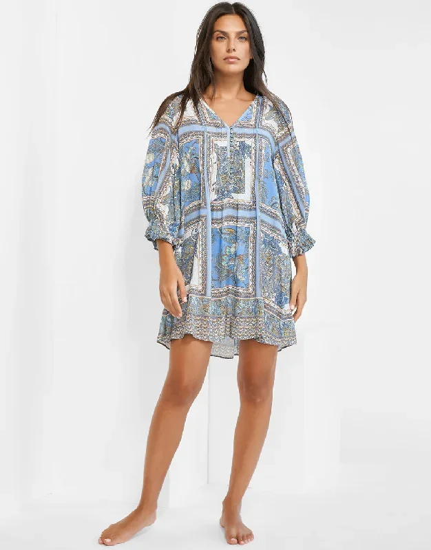 Majorelle Tunic - Oriental Horizon Blue