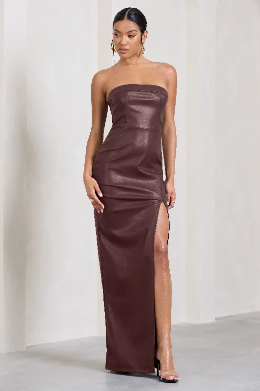 marlene-burgundy-faux-leather-strapless-bandeau-split-maxi-dress-cl128890069