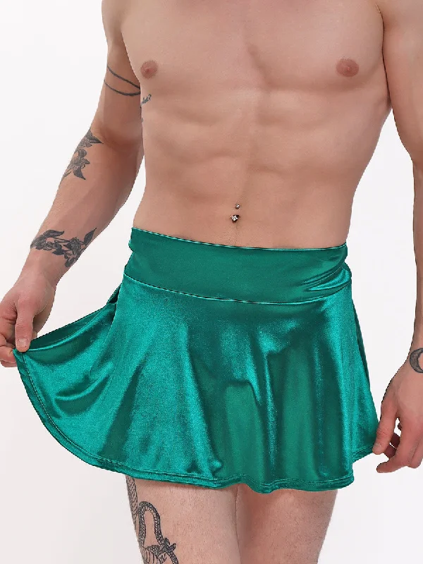 Satin Mini Skirt