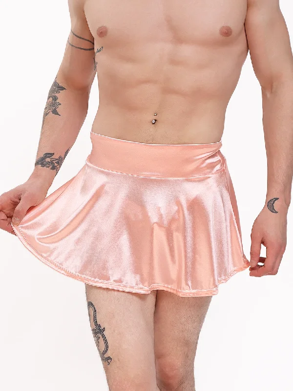 mens-pink-satin-skirt