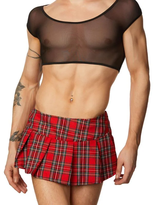 Plaid Mini Skirt