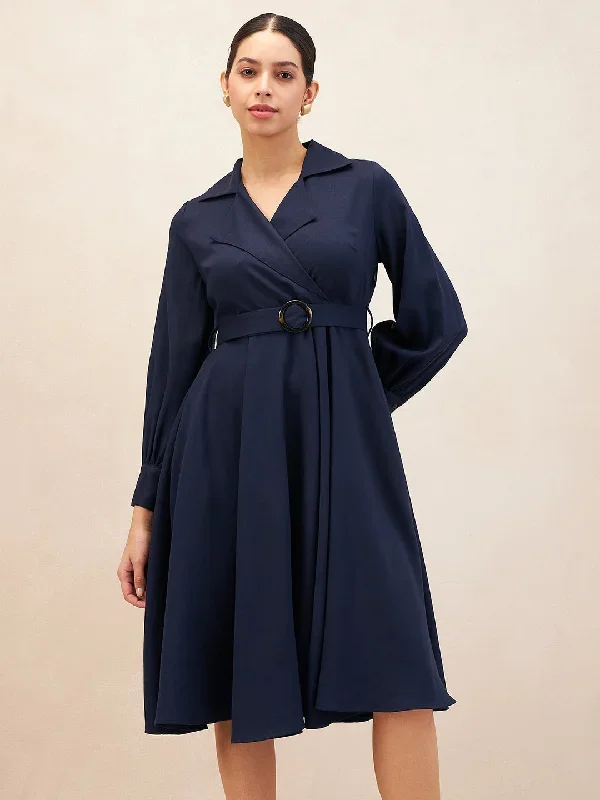 navy-blue-lapel-collar-wrap-midi-dress-ff-4855