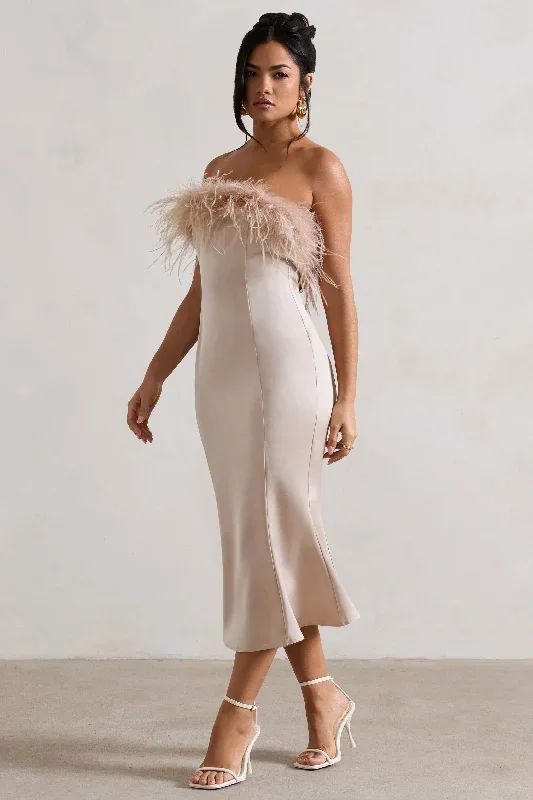 one-and-only-champagne-satin-feather-trim-midi-dress-cl129973059