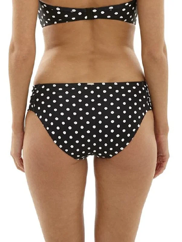 panache-anya-spot-gathered-pant-black-white