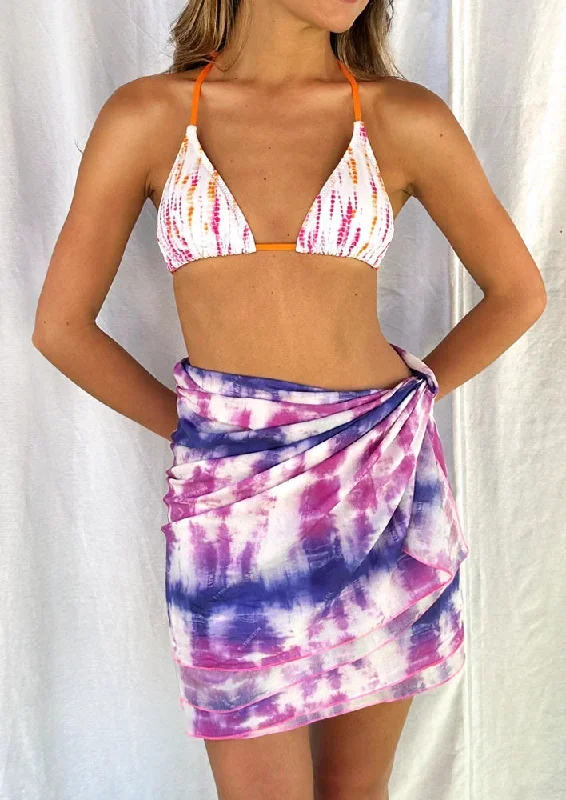 PAREO TIE DYE MORADO Y ROSA