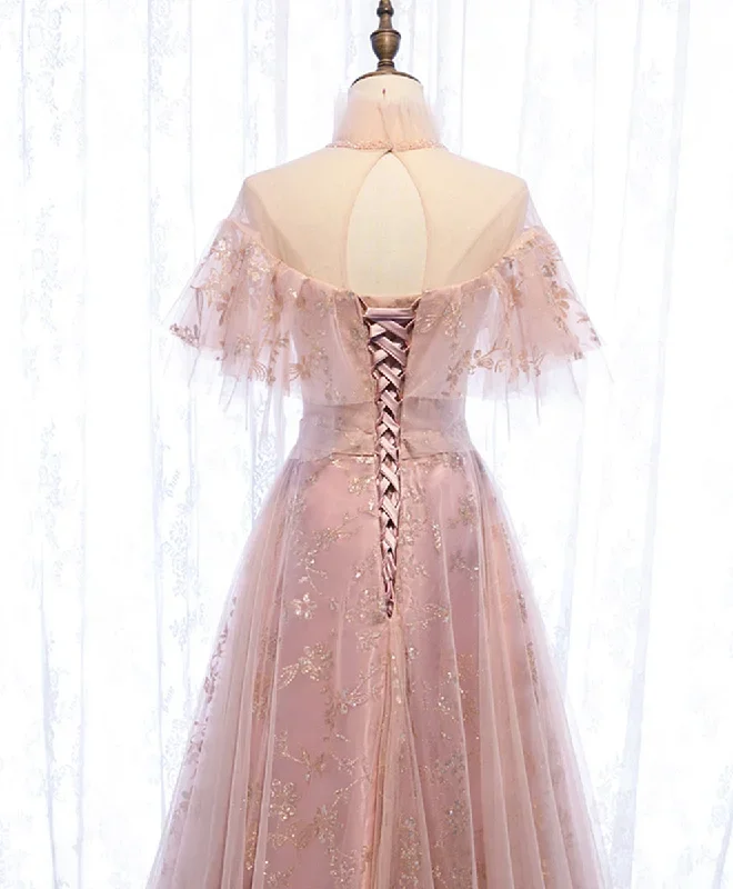 pink-tulle-lace-long-prom-dress-pink-tulle-formal-dress-2