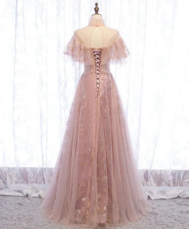 pink-tulle-lace-long-prom-dress-pink-tulle-formal-dress-2