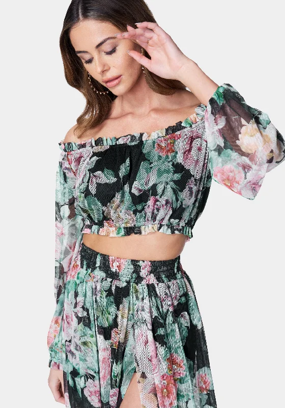 printed-mesh-two-piece-dress-fresh-blooms