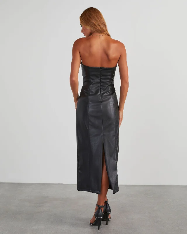 reeva-strapless-faux-leather-midi-dress