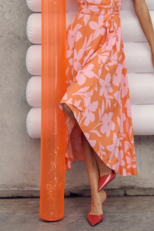 sanctuary-midi-wrap-dress-in-orange-and-pink-floral