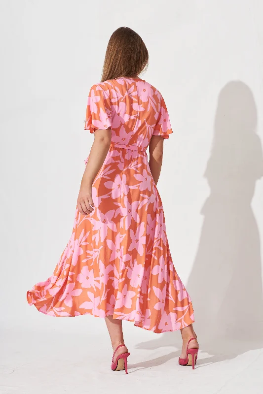 sanctuary-midi-wrap-dress-in-orange-and-pink-floral