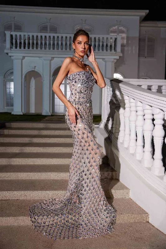 sean-strapless-rhinestone-mesh-maxi-dress