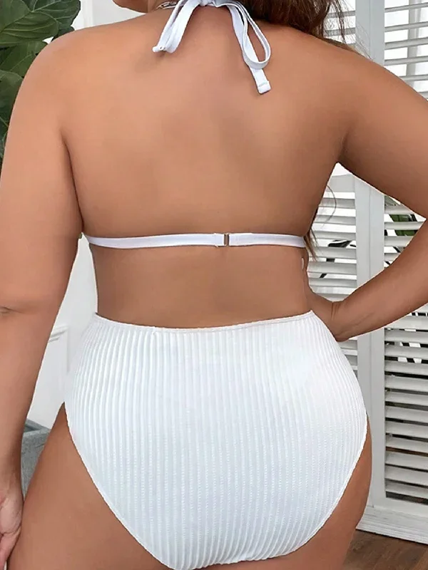 sexy-pearl-strap-high-waisted-solid-color-bikini